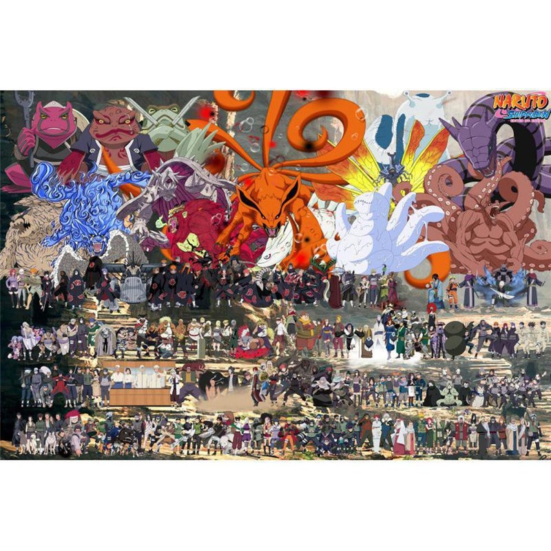 1000 Piece Jigsaw Puzzle Japanese Anime Design Challenging Jigsaw Game