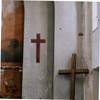 Ciieeo Solid Wood Crucifix Cross Wall Hanging Decor Wooden Craft