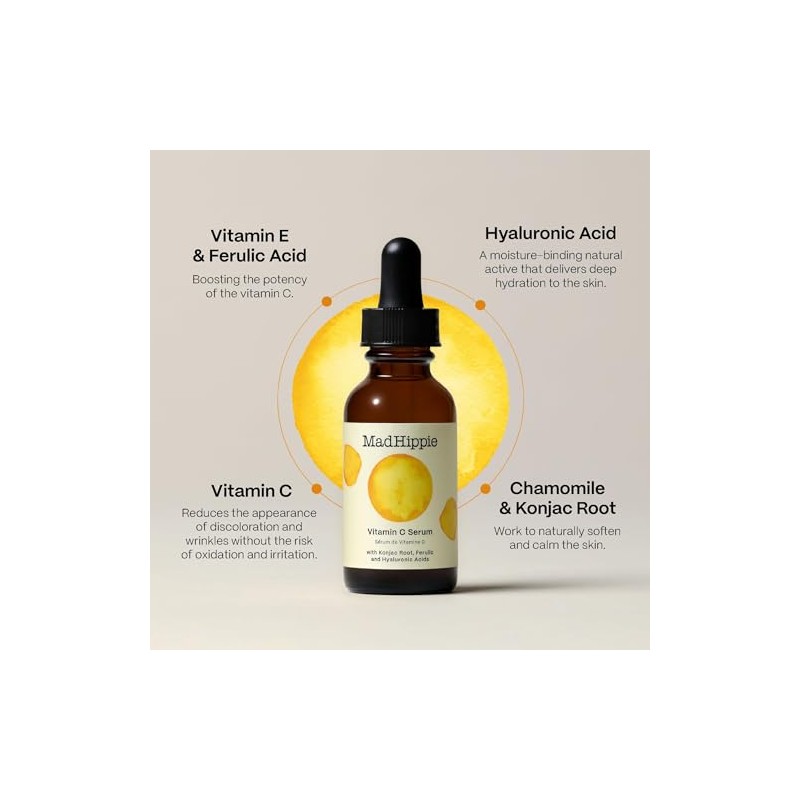 MAD HIPPIE Mini kit aclarante Skin Brightening incluye Serum de