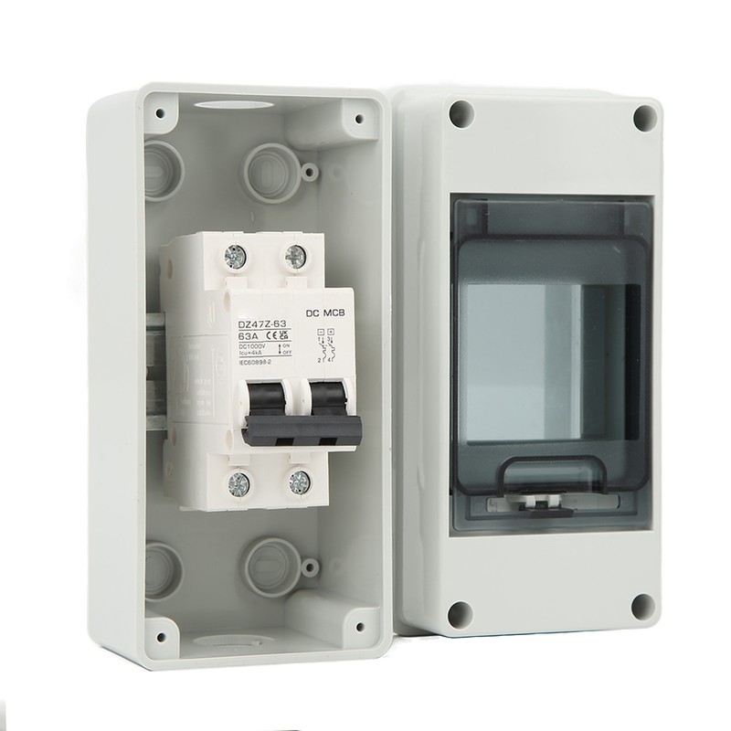 Circuit Breaker 2P 1000V DC 63A Isolation Switch with IP65