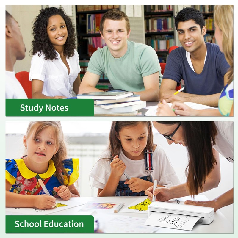 Gloryang Thermal Printer Paper 8.5 x 11 Inch US Letter