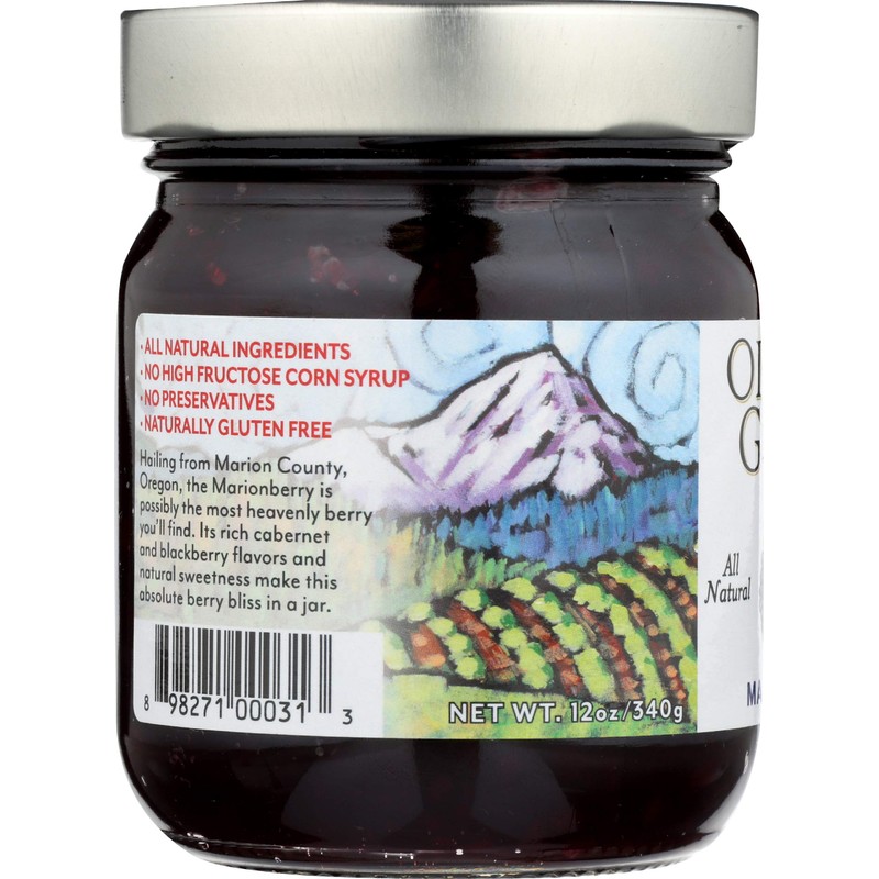 Oregon Growers & Shippers, Fruit Spread Marionberry, 12 Ounce