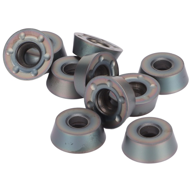 10Pcs Carbide Turning Inserts Coated Blade CNC Lathe Tool Holder