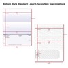 500 Blank Laser/Computer Checks Bottom Style (Green Marble)