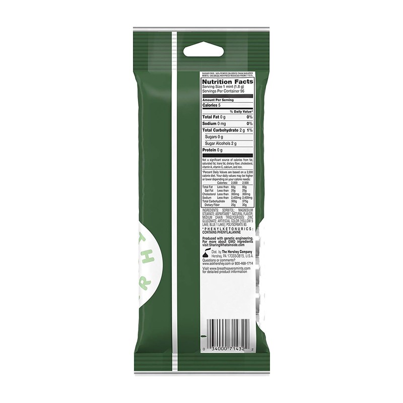 BreathSavers Mints in Spearmint Flavor, 6 oz