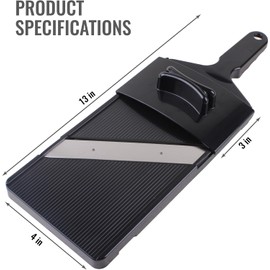 Cabbage Slicer Smart Ultra-Thin Julienne - 0.04 inch Professional Thin Sauerkraut Coleslaw Cutter, Japanese Stainless Steel Blade