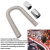Flexible Radiator Hose, 24in Stainless Steel Radiator Coolant Hose Kit
