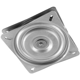 Soro Essentials- 5” x 5” Bar Stool Swivel Plate Replacement- Swivel Square Turntable for Standard Bar Stool Chair Mount Plate for Chair Bar Stool Square Swivel Furniture Replacement