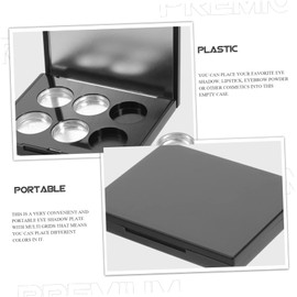 TOVINANNA Empty Makeup Box 37pcs Cosmetics Storage Round Plates Eyeshadow Palette Blush Palette for Travel