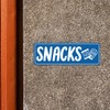 Signs ByLITA Standard Snacks Sign (Blue) - Medium