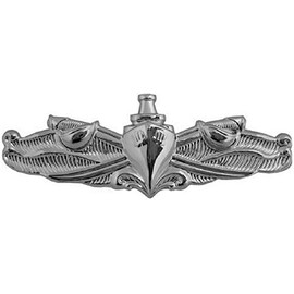 US NAVY Naval Surface WARFARE Specialist ESWS Silver Plated Regulation 3" Badge Hat Pin Enlisted