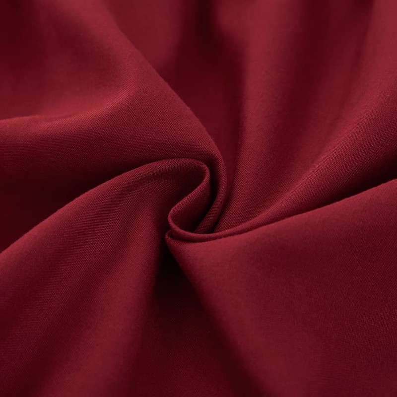 MEILA Wrap Around Bed Skirt Three Fabric Sides Elastic Dust