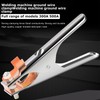 Welder Ground Clamp,Ground Clamp Copper 300A/500A A-Shape Earth Clamp |