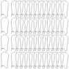 SOFPLATE 1 Box 120Pcs Kidney Earring Finding Teardrop Earring Wires