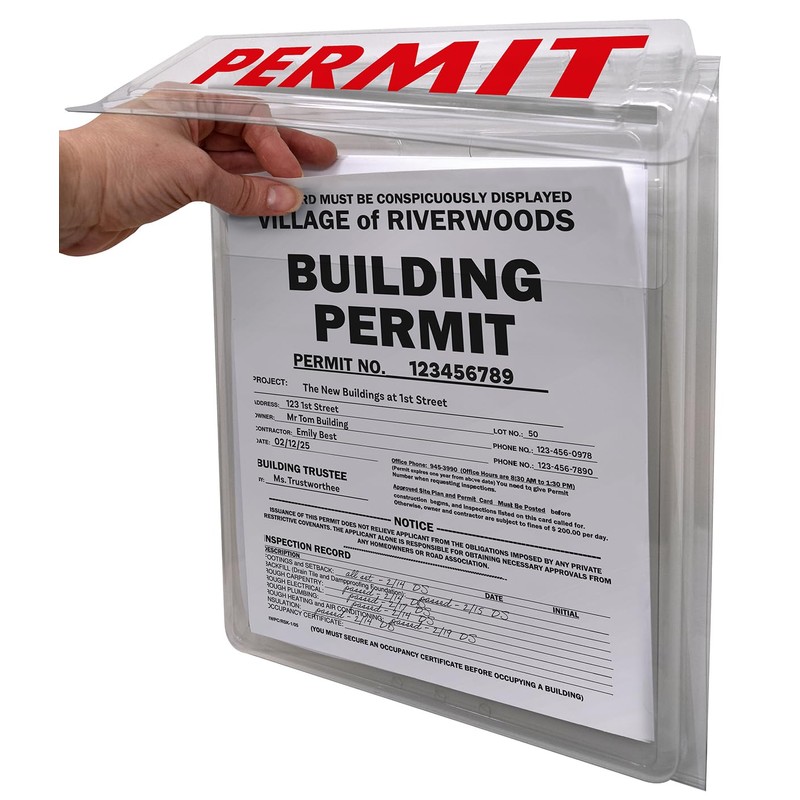 Mediz Outdoor Permit Brochure Box - Easy to Use Take