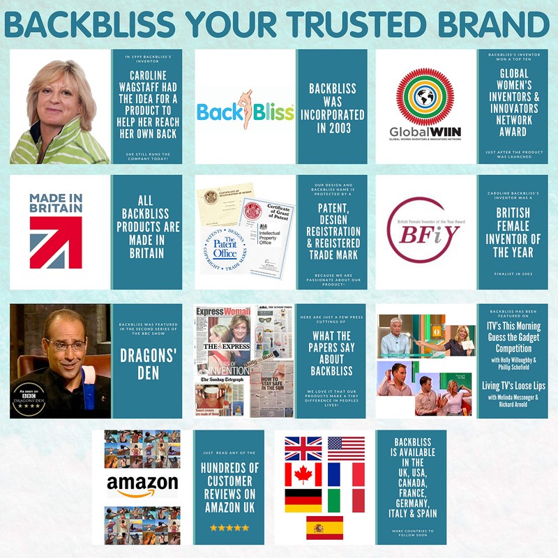 Back Scratcher for Women - Made in Britain 2 Pack