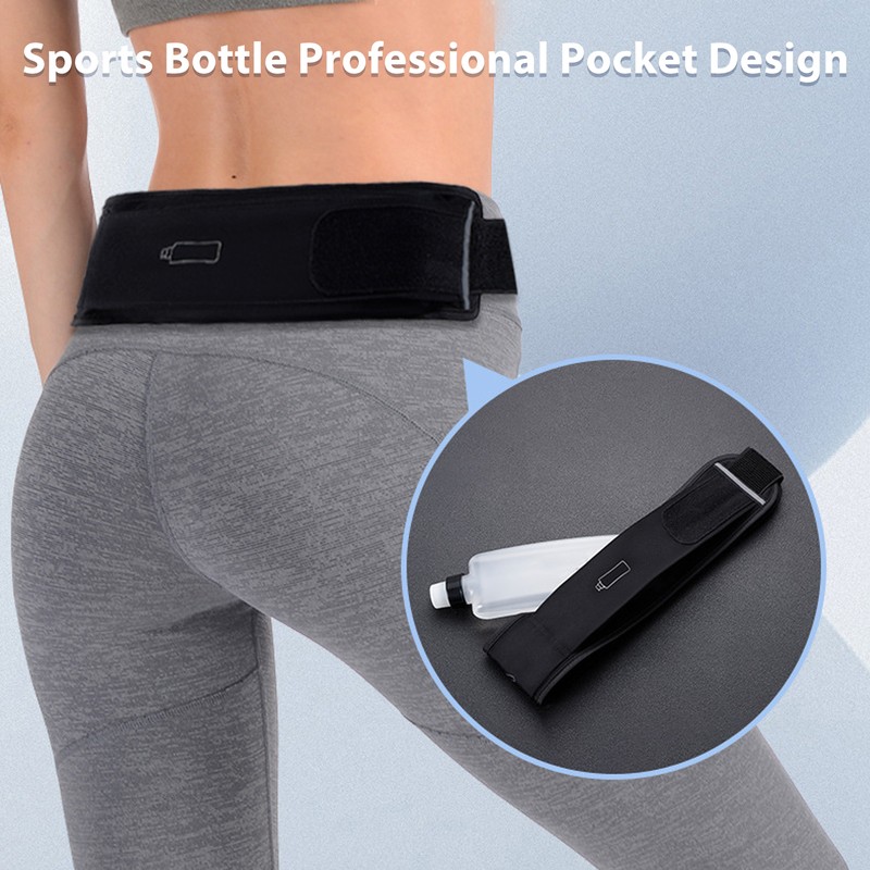 Running Waist Bag Multi Independent Pockets Elastic Breathable Thin Light