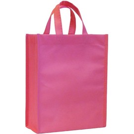Reusable Gift Bags, Medium, 6 Pack (Rose Pink)