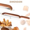 Uprichya Bread Knife for Homemade Bread Sourdough, Wooden Bread Bow