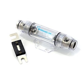 KnuKonceptz 0 Gauge in Line Waterproof ANL Fuse Holder with 250A Fuse