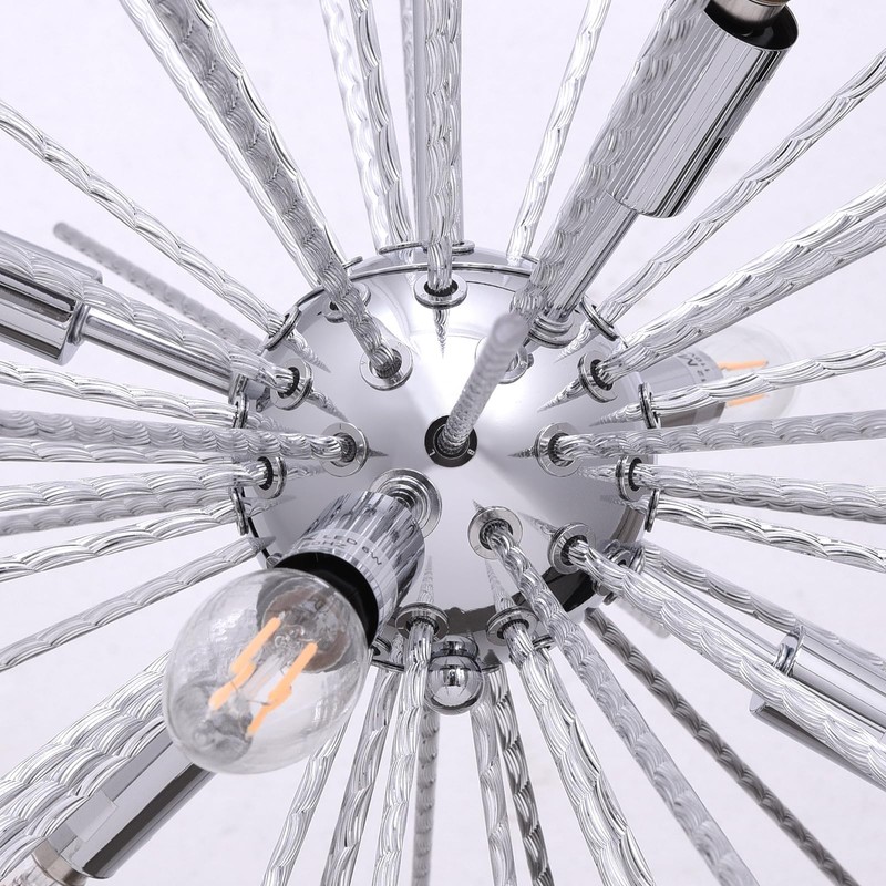 Sputnik Chandeliers - 42" Extra Large 6 Light Big Modern