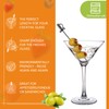 10 Pieces Stainless Steel Cocktail Picks Toothpicks 4.3 Inch Sword