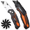 REXBETI Box Cutter 2-Pack, Utility Knife with Blade Storage, 18
