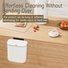 LYNLOO 2.4 Gallon Kitchen Compost Bin Hanging Small Trash Can