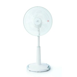 Sunpentown SPT 16″ O-shaped Oscillating Standing Fan - White