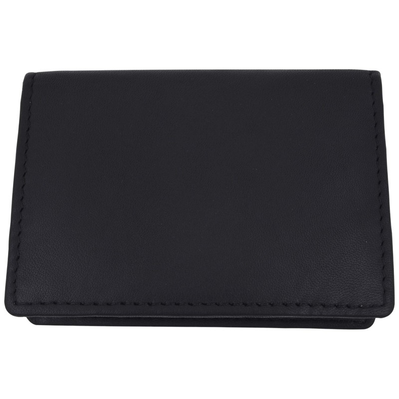 Swiss Marshall Men's RFID Blocking Premium Leather Expandable Small Credit