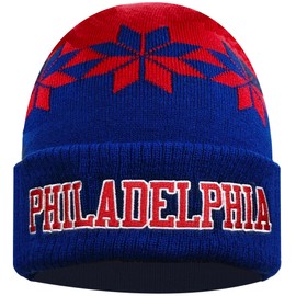 Vintage Classics Winter Hat Beanie Embroidery Blue