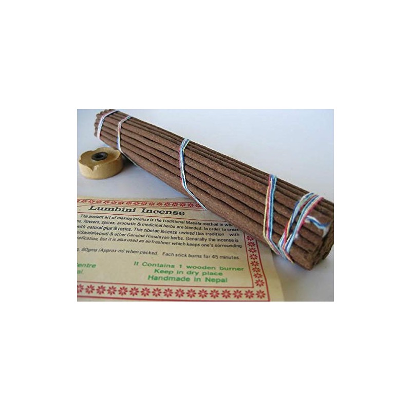 Traditional Lumbini Tibetan Nepalese Incense Sandalwood & Herbs Mixed 52