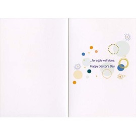 Pictura Doctor Thank You Circles with Striped Border Doctor's Day Card