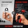 Adjustable Hand Grip Strengthener with Repetition Counter – Dual-Spring Exerciser