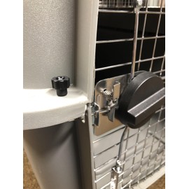 Pet Carrier Bolt Fasteners - Black Nylon Nuts (16 Pack, 1-3/4" Long Bolts)