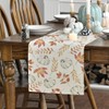 Artoid Mode Orange Pumpkins Maple Leaves Autumn Table Runner, Seasonal