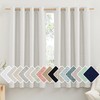 NICETOWN 100% Absolutely Blackout Linen Curtains with Thermal Insulated White