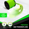 080 Trimmer Line Heavy Duty, Twisted Weed Eater String .080,