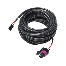 GlowShift 40ft Pressure Gauge Sensor Harness for 7 Color & 10 Color Digital Series Oil Pressure, Fuel Pressure & Nitrous NOS Pressure Gauges - Extended Length for RVs