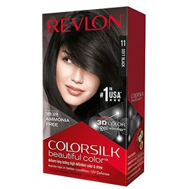 Revlon ColorSilk Beautiful Color, Soft Black [11] 1 ea (Pack of 12)
