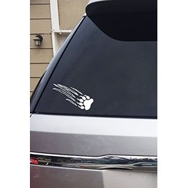 BOLDERGRAPHX 2048 Bear Claw Ripping Decal White Vinyl