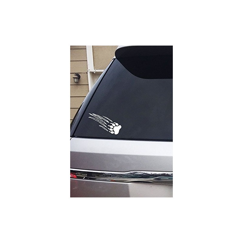 BOLDERGRAPHX 2048 Bear Claw Ripping Decal White Vinyl