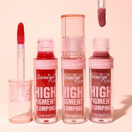 Saniye Brillo Labial de Alto Pigmento con Efecto Voluminizador LS021, 7 ml, Luxe (3)