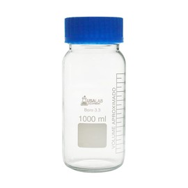 USA LAB GL80 Wide Mouth Media Storage Bottle - 1L, 2L & 5L - USAlab