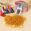 Pack of 1500 Rubber Bands, 450 g, Yellow Rubber Bands