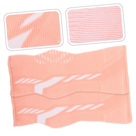 ORFOFE Compression Ankle Socks for Plantar Fasciitis Relief Breathable Elastic Foot Sleeves Ankle Support for Sports and Daily Use Pink