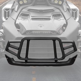 A & UTV PRO Front Bumper Guard for Can Am Ryker All Models, Front Vehicle Protection Profile Bumper Brush Guard Protector for Can Am Ryker 600 900 Accessories, Replace OEM # 219401108, Black