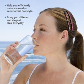 Side Hair Comb for French Twist Bangs Hair Pin Clips Hair Accessories Decorative Comb for Women Kids Girls 5pcs