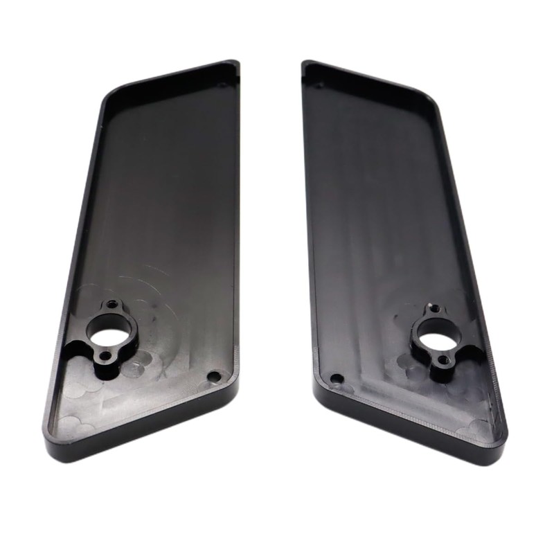 SZYUMO 2pcs Aluminum Motorcycle Saddlebag Latch Cover Decorative Cover For
