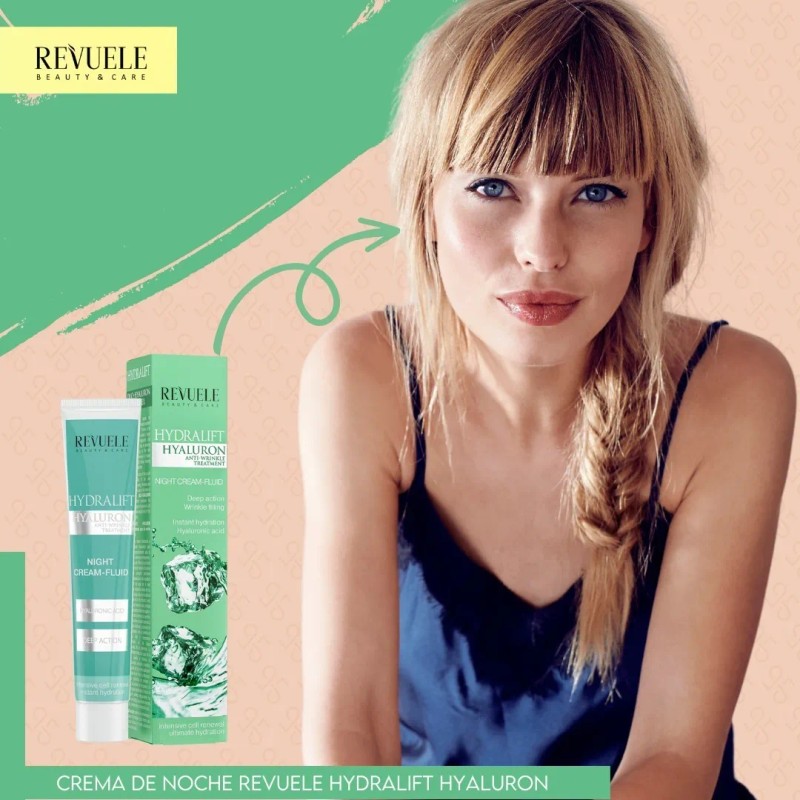Crema Facial Hidratante Noche Acido Hialuronico Revuele 50ml Tipo de